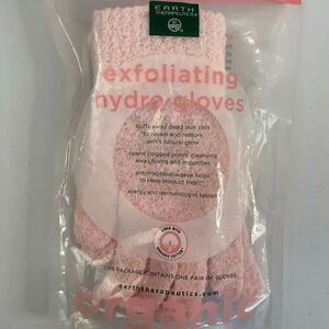 Earth Therapeutics| Exfoliating Hydro Gloves| Organic Cotton